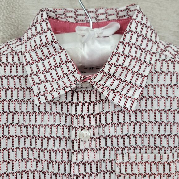 Sovereign Code Candy Cane Home Alone W1749 Holiday Christmas  Button Down Shirt - Picture 3 of 11
